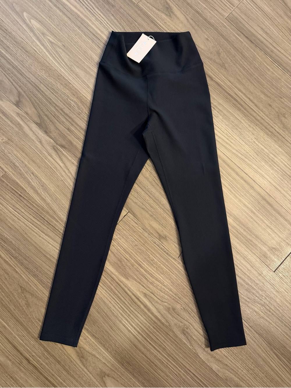 High-Waist Black Leggings with Tummy Control
